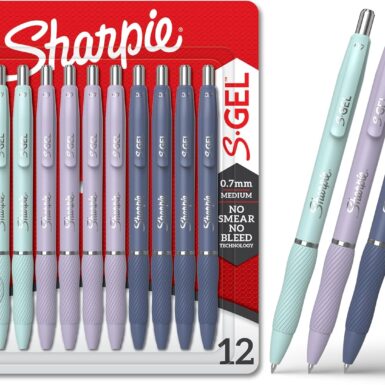 Sharpie S-Gel Gel Pen, Copper Metal Body, Medium Point (0.7mm), Black Ink, Includes 1 Pen and 1 Additional Ink Refill